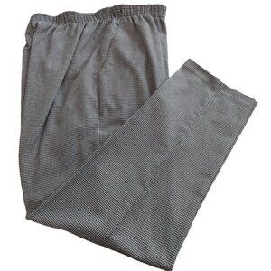 Briggs NY | Houndstooth Black & White Elastic Waist Pants | Size 16T